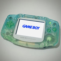 Custom Blue to Green Fade Game Boy Advance with Backlight Mod
