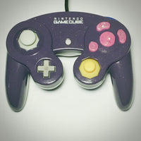 Holographic Galaxy Purple Gamecube Controller